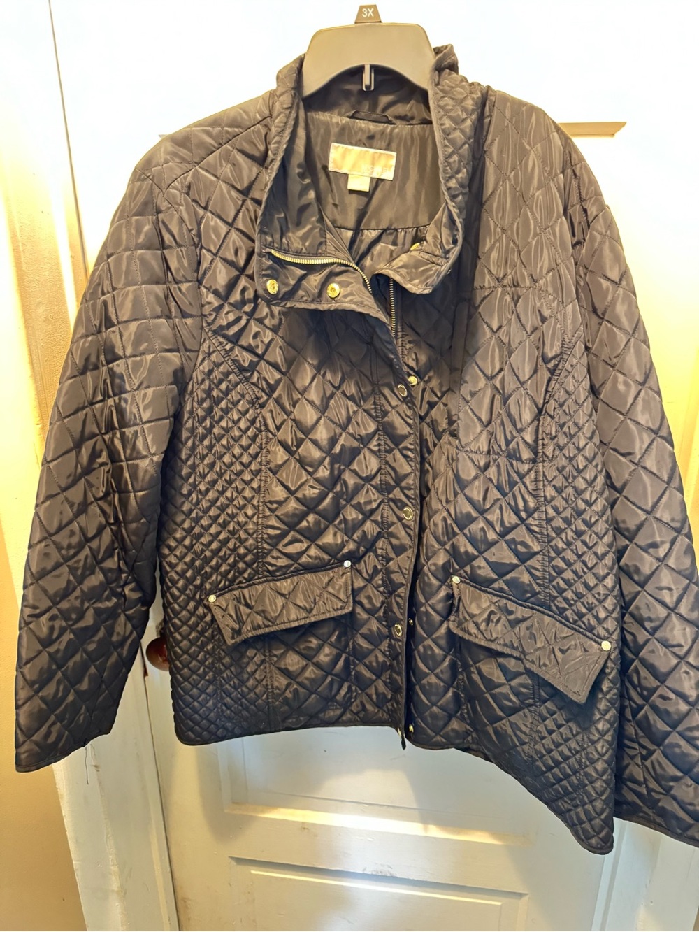 Michael Kors Black with Gold Accents Plus Size 3x Jacket